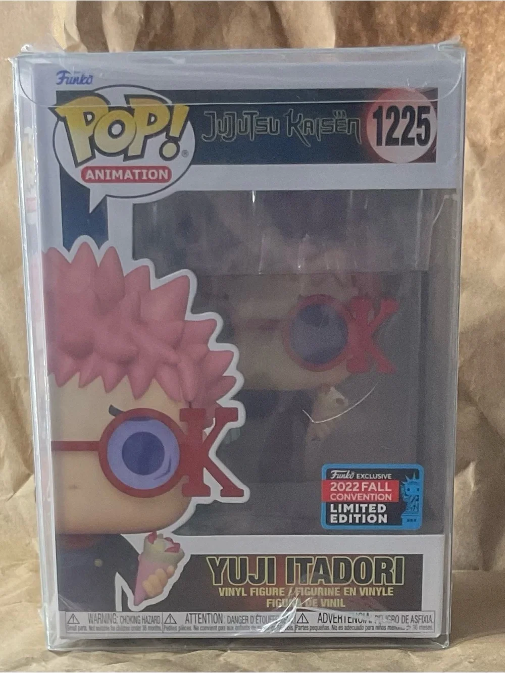 Funko Pop! Jujutsu Kaisen Yuji Itadori 2022 Fall Convention Exclusive- Brand new